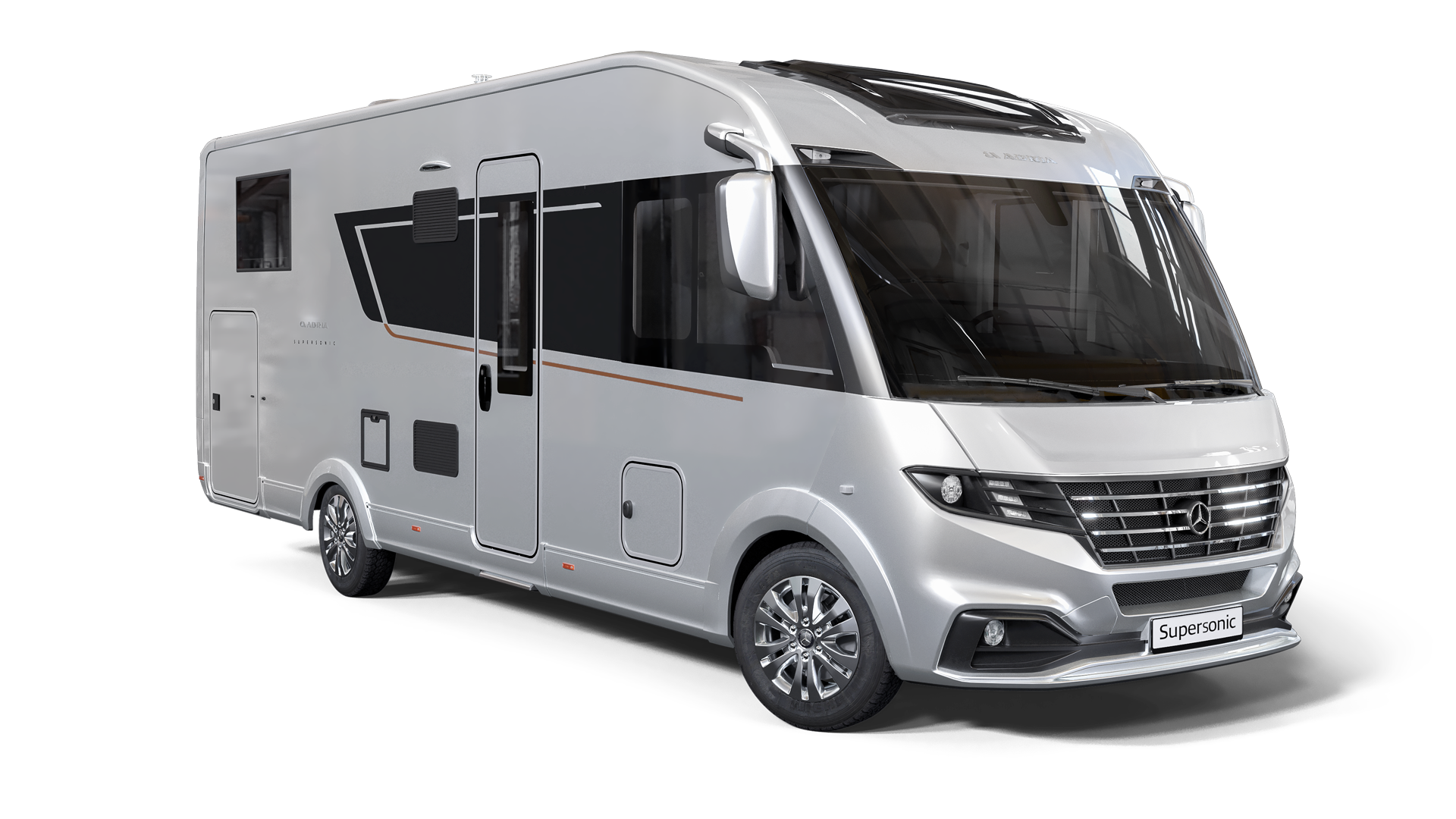 Adria launches the Supersonic, a perfectly integrated motorhome on Mercedes-Benz.